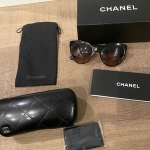 Chanel 5315 C714/S5 Dark Tortoise Frame Sunglasses
